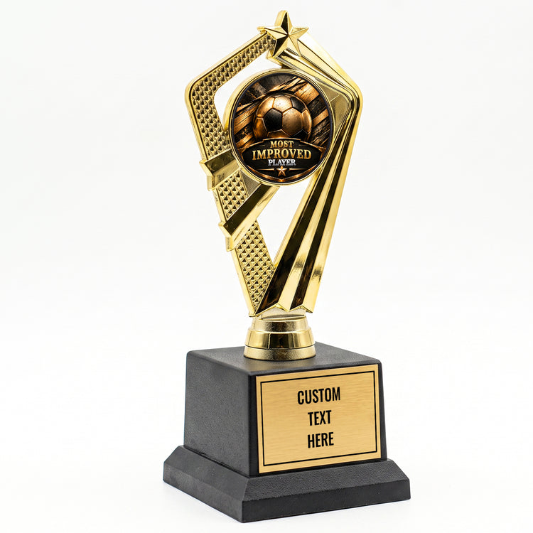 All Quality Soccer Individual Awards Trophies (1 Pack & 3 Packs), Custom Engraved for Your Team