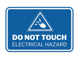Signs ByLITA Classic Framed Do Not Touch Electrical Hazard Durable ABS Plastic Laser Engraved Easy Installation Wall or Door Sign