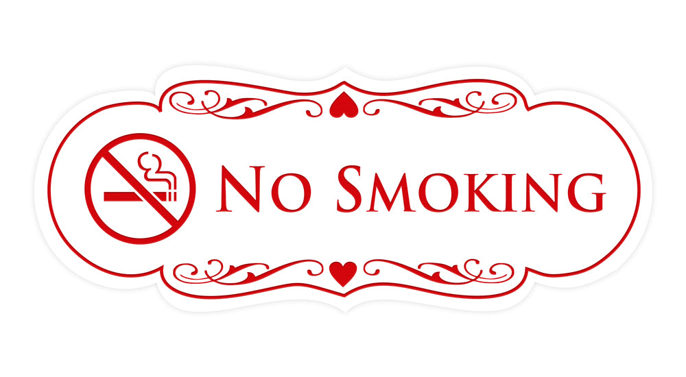 Designer No Smoking Sign