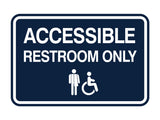 Signs ByLITA Classic Framed Accessible Restroom Wall or Door Sign