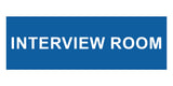 Basic Interview Room Wall or Door Sign