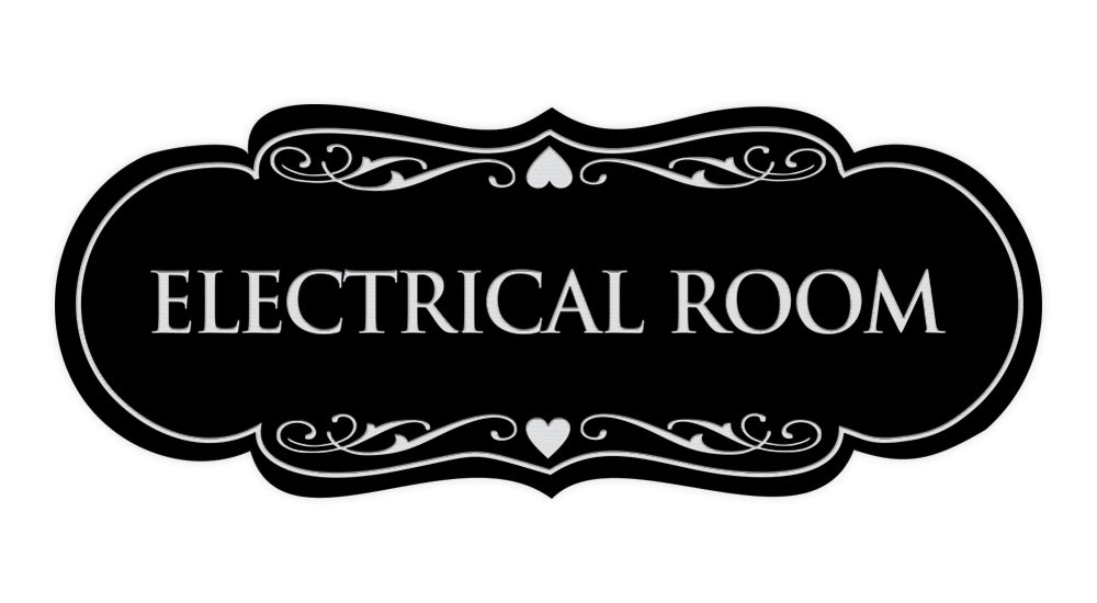 Designer Electrical Room Sign