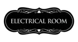Designer Electrical Room Sign