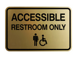 Signs ByLITA Classic Framed Accessible Restroom Wall or Door Sign