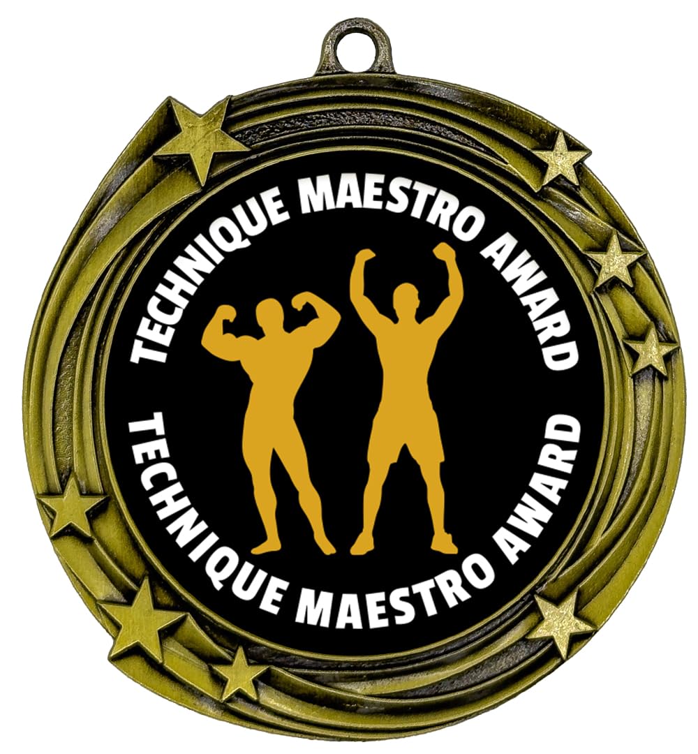All Quality Workout Awards Stars Design Medals - Fitness Medals and Workout Awards