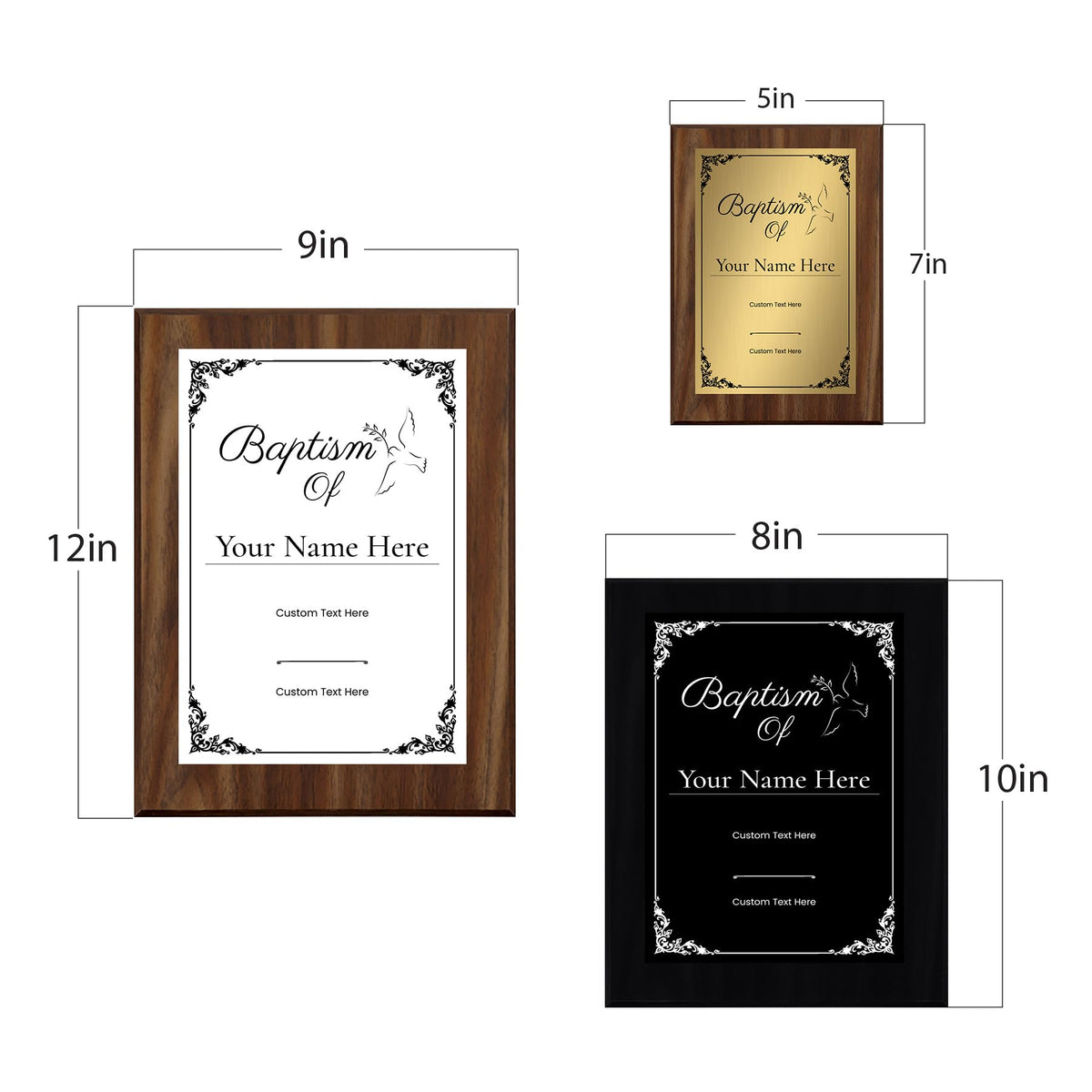 Customized Church Awards and Christian Ceremonies Custom Award Wood Plaques