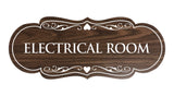 Designer Electrical Room Sign