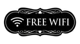 Designer Free Wifi Sign