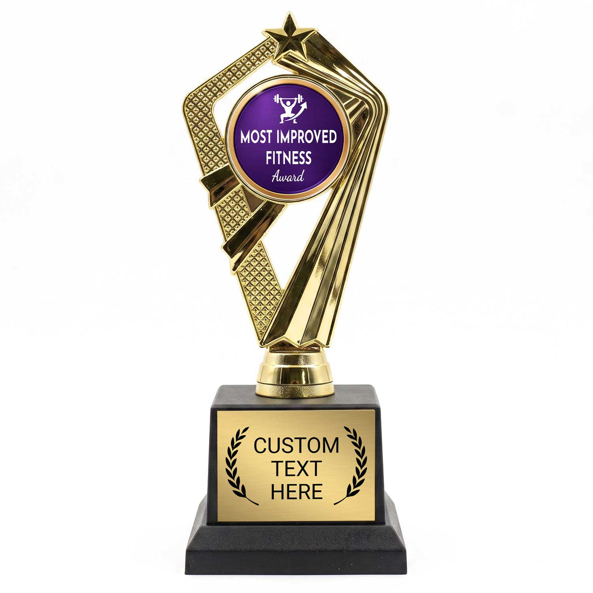 Fitness Challenge Trophy Awards (Step, Personal Best, Champion) - Engraved