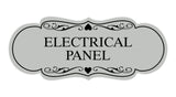 Designer Electrical Panel Sign
