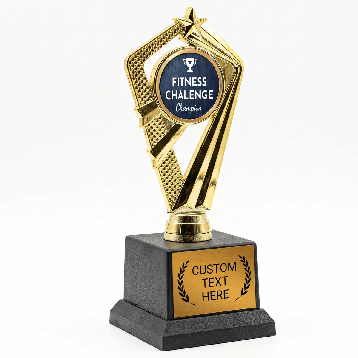 Fitness Challenge Trophy Awards (Step, Personal Best, Champion) - Engraved