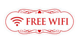 Designer Free Wifi Sign