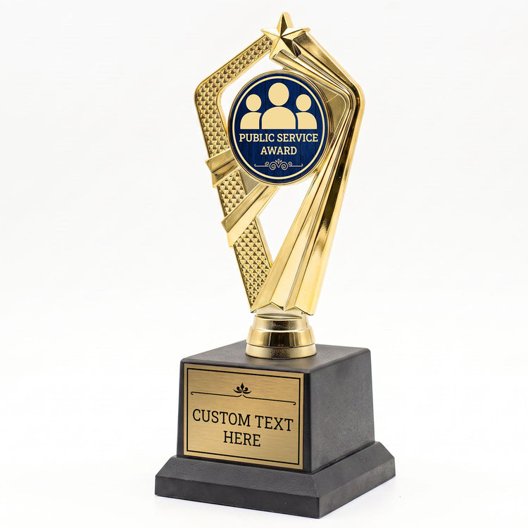 Community & Volunteer Trophy Awards (Service, Hero & More) - Engraved