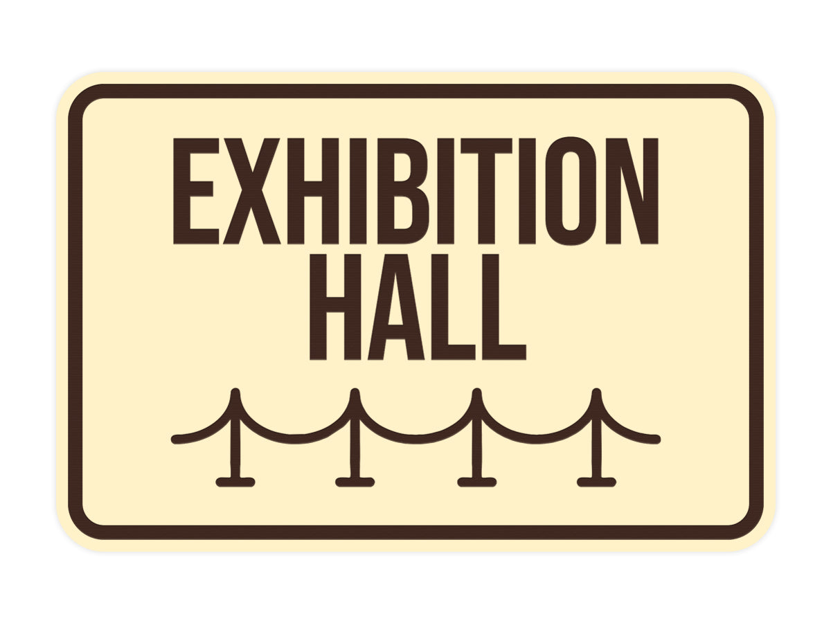 Classic Framed Exhibition Hall Wall or Door Sign – Pacific Sign and Stamp