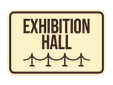 Classic Framed Exhibition Hall Wall or Door Sign
