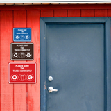 Signs ByLITA Classic Framed Please Sort The Trash Correctly Wall or Door Sign