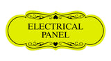 Designer Electrical Panel Sign