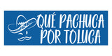 Signs ByLITA Basic Que Pachuca Por Toluca Wall or Door Sign