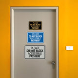 Signs ByLITA Classic Framed Please Do Not Block Accessible Pathway Wall or Door Sign