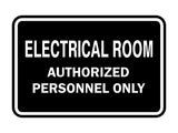Classic Framed ELECTRICAL ROOM AUTHORIZED PERSONNEL ONLY Sign