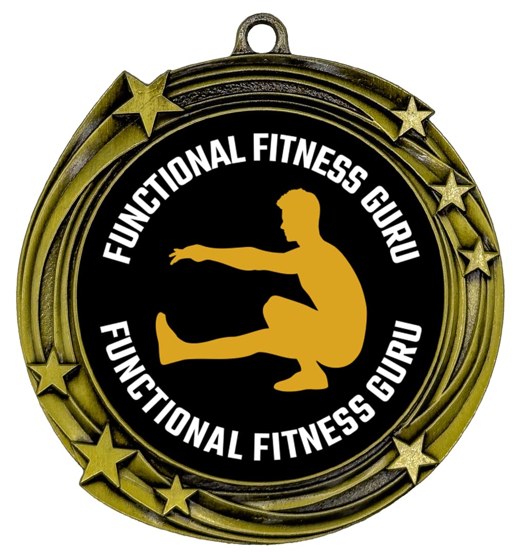 All Quality Workout Awards Stars Design Medals - Fitness Medals and Workout Awards