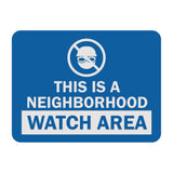 Signs ByLITA Classic Framed This Is a Neighborhood Watch Area Wall or Door Sign
