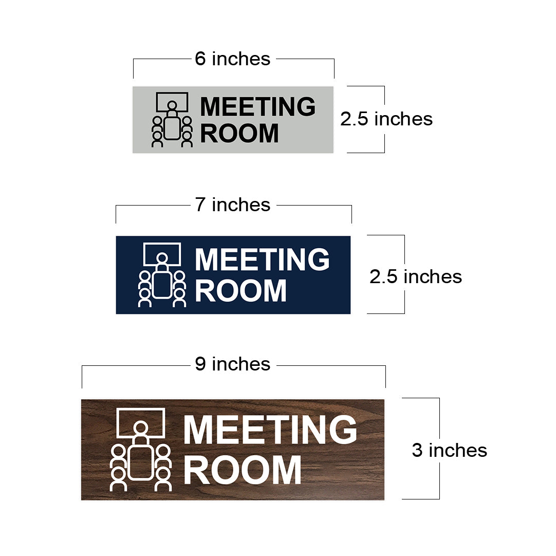 Basic Meeting Room Wall or Door Sign