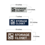 Basic Storage Closet Wall or Door Sign