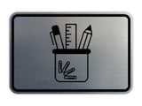 Signs ByLITA Classic Framed Office Stationary Graphic Wall or Door Sign