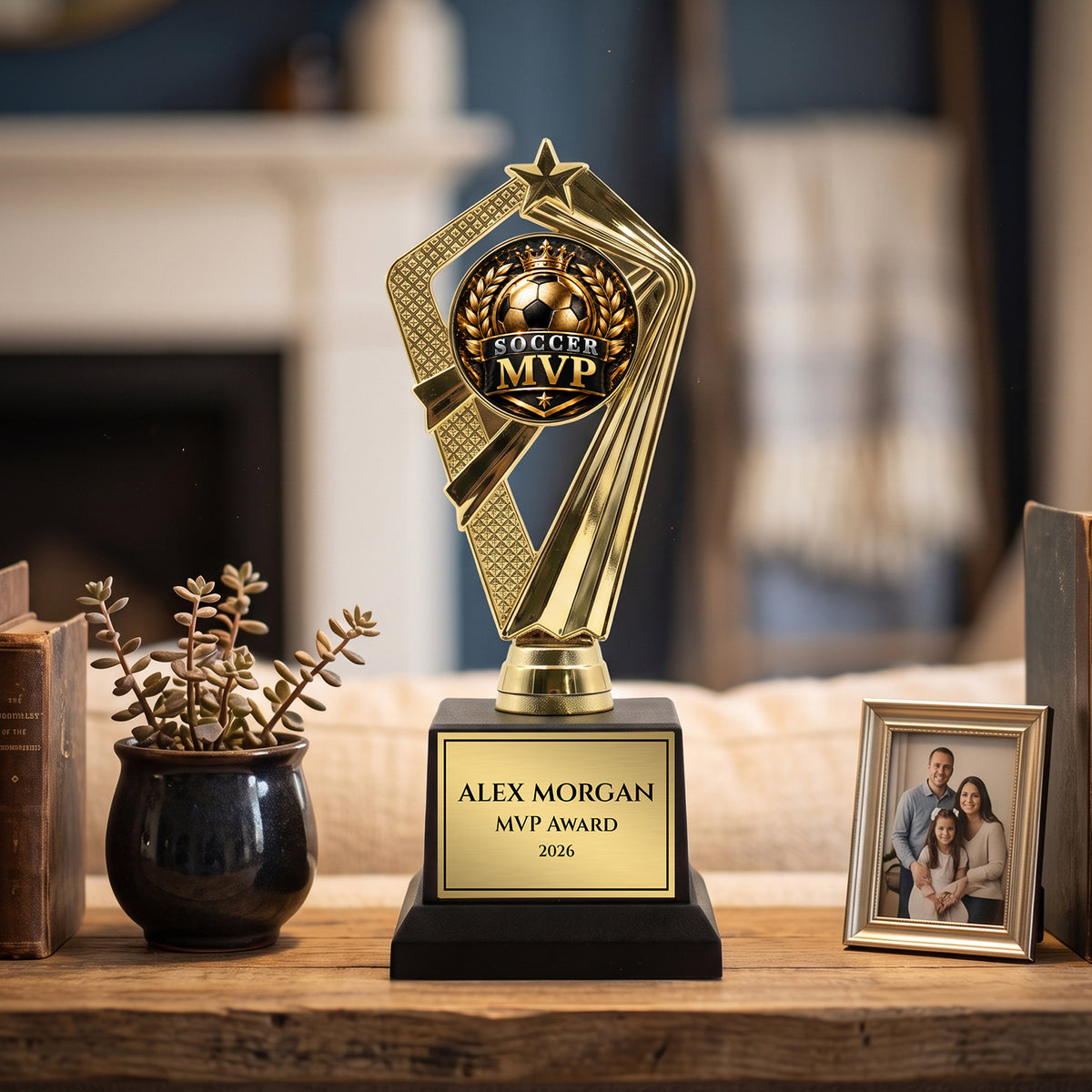 All Quality Soccer Individual Awards Trophies (1 Pack & 3 Packs), Custom Engraved for Your Team