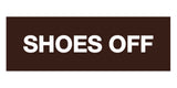 Basic Shoes Off Sign
