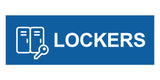 Basic Lockers Wall or Door Sign