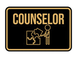 Classic Framed Counselor Wall or Door Sign