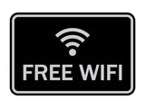 Classic Framed Free Wifi Sign