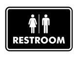 Classic All Gender Restroom Sign