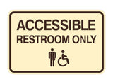 Signs ByLITA Classic Framed Accessible Restroom Wall or Door Sign