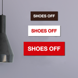 Basic Shoes Off Sign