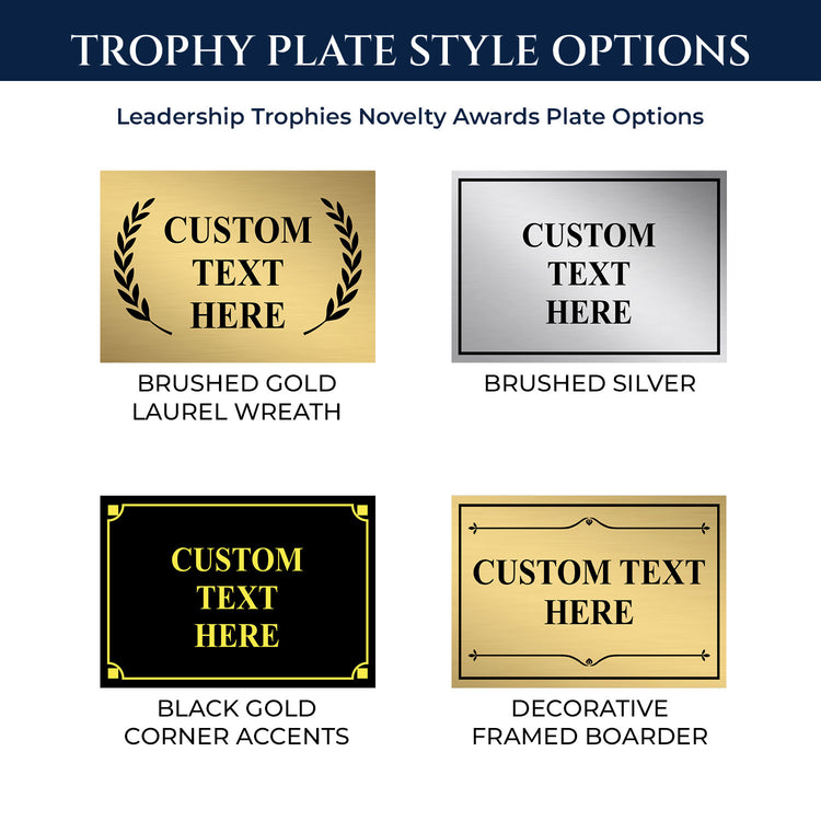 Leadership Trophy Awards (Excellence, Service, Rising Leader) - Engraved