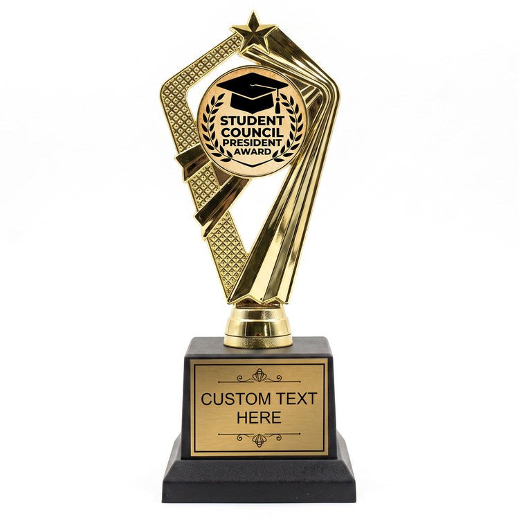 Student & Team Leadership Trophy Awards (President, Captain) - Engraved
