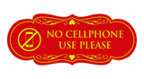 Designer No Cellphone Use please Sign