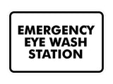 Classic Emergency Eye Wash Station Sign
