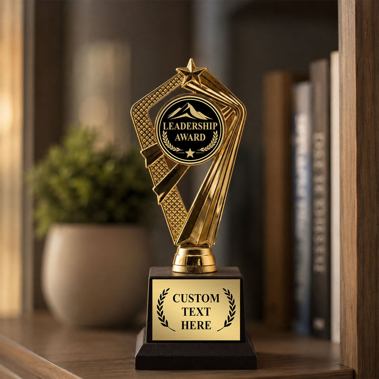 Leadership Trophy Awards (Excellence, Service, Rising Leader) - Engraved