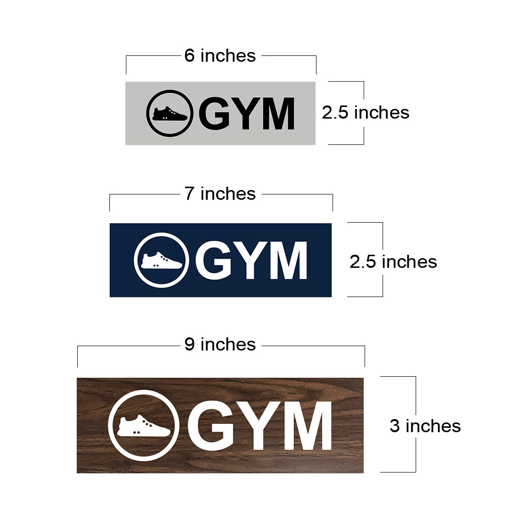Basic Gym Wall or Door Sign