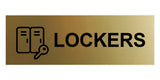 Basic Lockers Wall or Door Sign