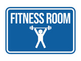 Classic Framed Fitness Room Wall or Door Sign