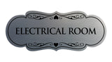 Designer Electrical Room Sign