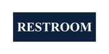 Basic Restroom Wall or Door Sign