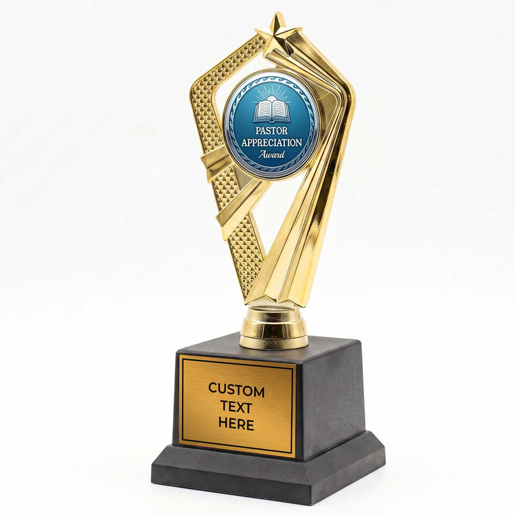 Church Appreciation Trophy Awards (Pastor, Choir, Volunteer) - Engraved