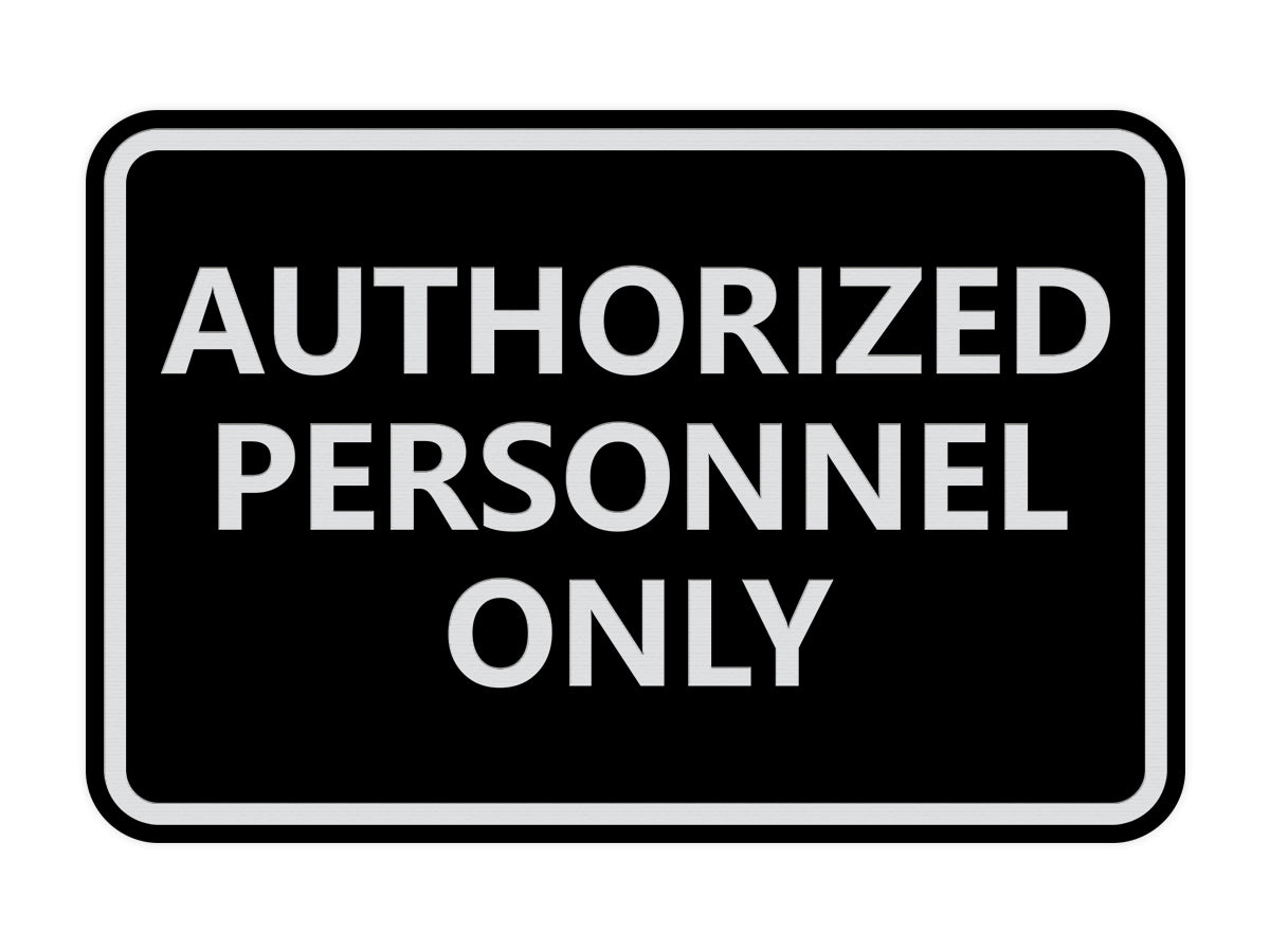 Authorized Personnel Only Sign Printable Authorized Personnel Only Sign Printable