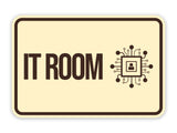 Classic Framed IT Room Wall or Door Sign